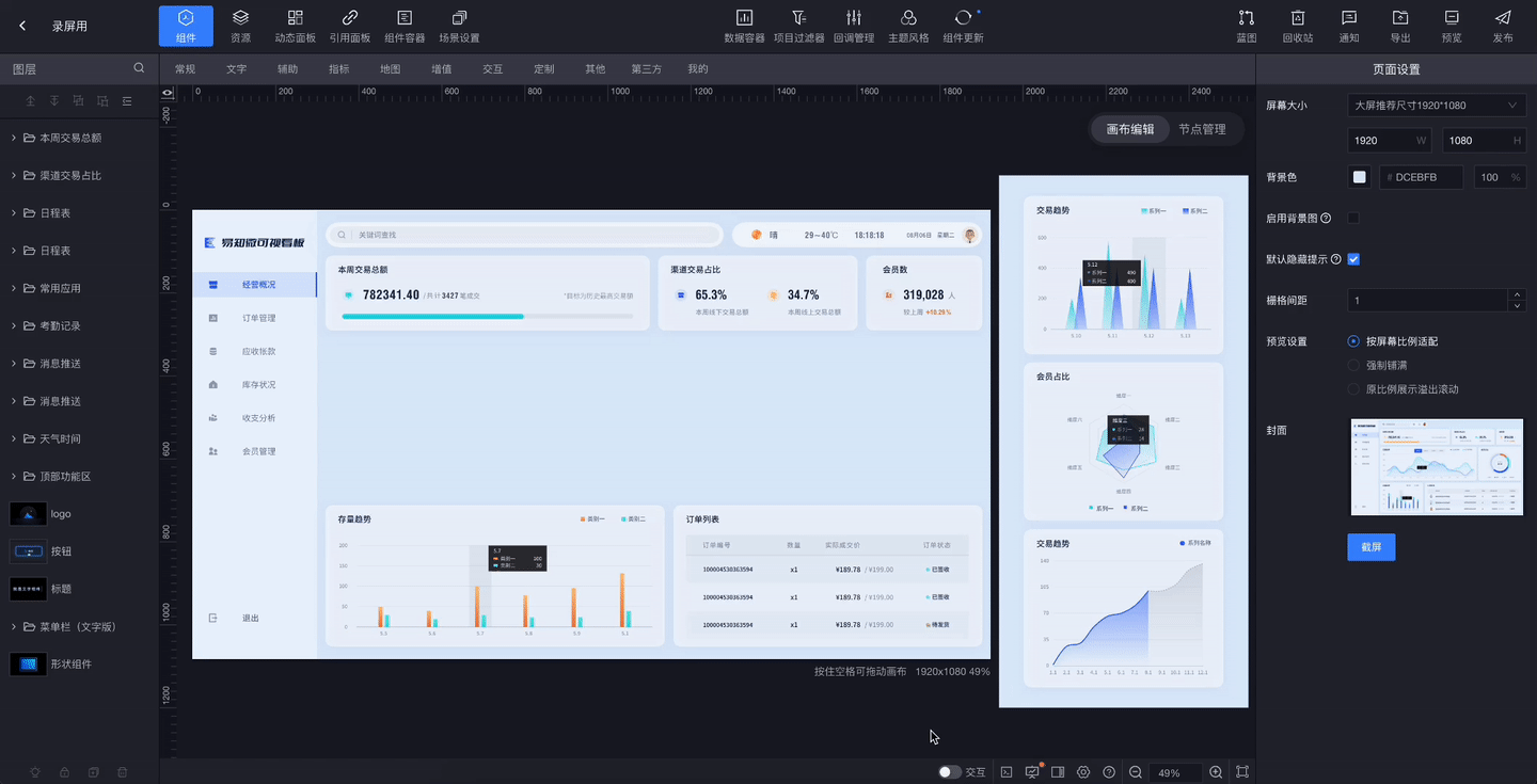 EasyV可视化资源套件|搭建小型Web系统的强来了!(图ZMzc0NzcwMzMy) - 软件界面 - 站酷设计师要加奶盖原创素材 - 站酷ZCOOL