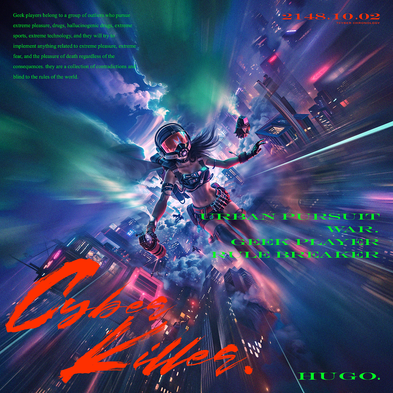 cyber killer—two（图ZMzc0NzcyMzg4） - 海报 - 站酷设计师HUGO丨DESIGN原创素材 - 站酷ZCOOL