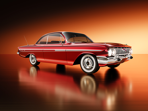 Chevrolet Impala Coupe 1961 CGI | Blender