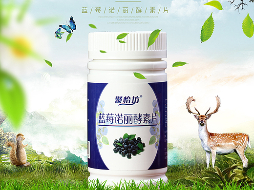 蓝莓诺丽酵素片 详情页