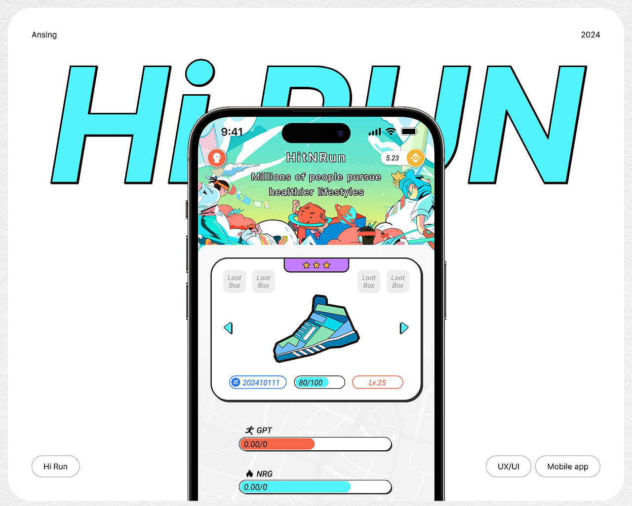 Web3_Hi Run（图ZMzc0NzgzNjYw） - APP界面 - 站酷设计师四月呀4月原创素材 - 站酷ZCOOL