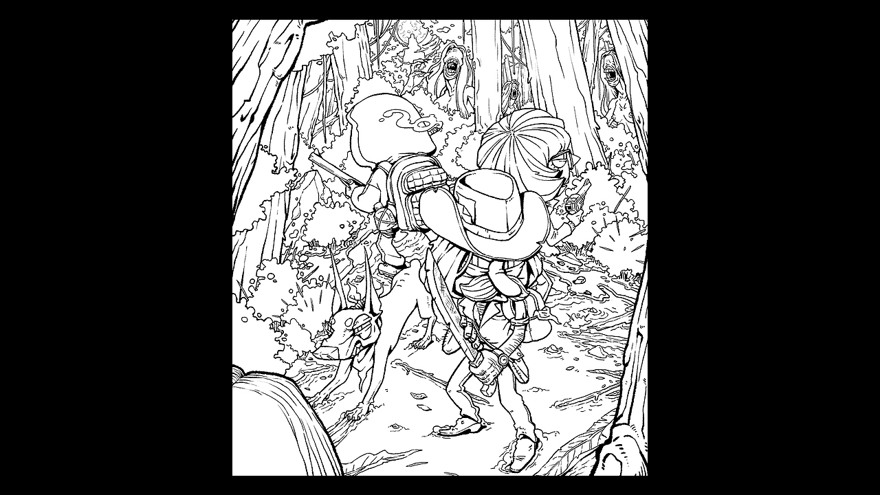 插画丨“林中仙女”（图ZMzc0Nzg0Mjg4） - 创作习作 - 站酷设计师Skeek原创素材 - 站酷ZCOOL