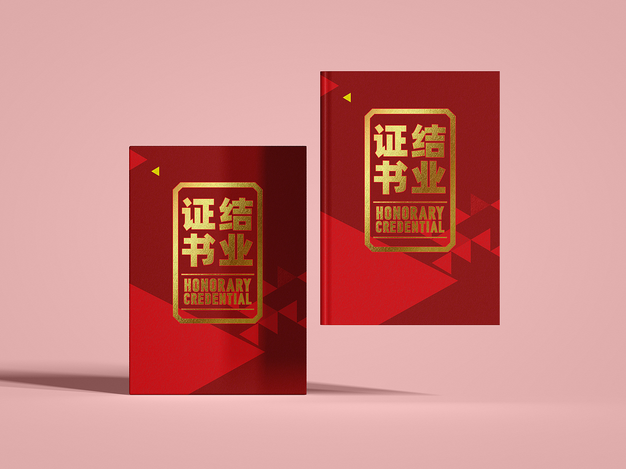 荣誉证书 I 封面设计 I 烫金工艺