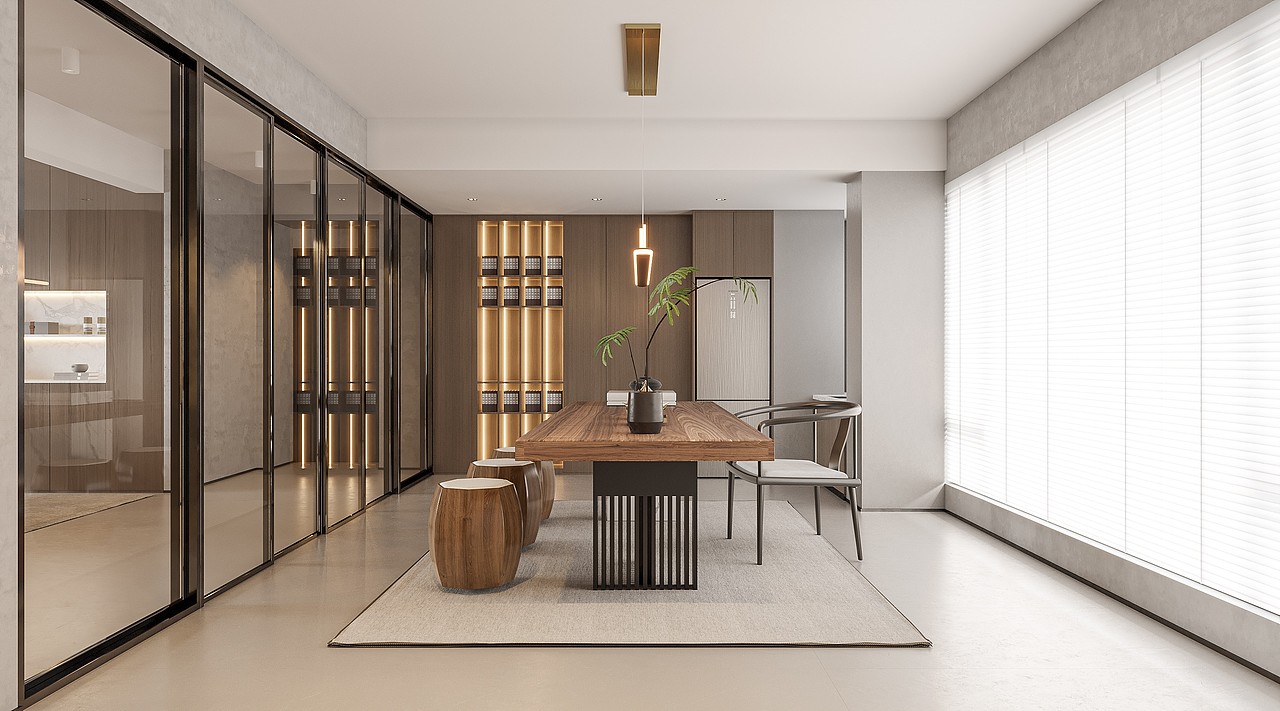 办公空间效果图表现（图ZMzc0Nzg4NDMy） - 家装设计 - 站酷设计师王彤ing原创素材 - 站酷ZCOOL