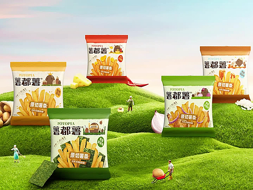 电商视频｜薯片食品视频产品主图视频拍摄