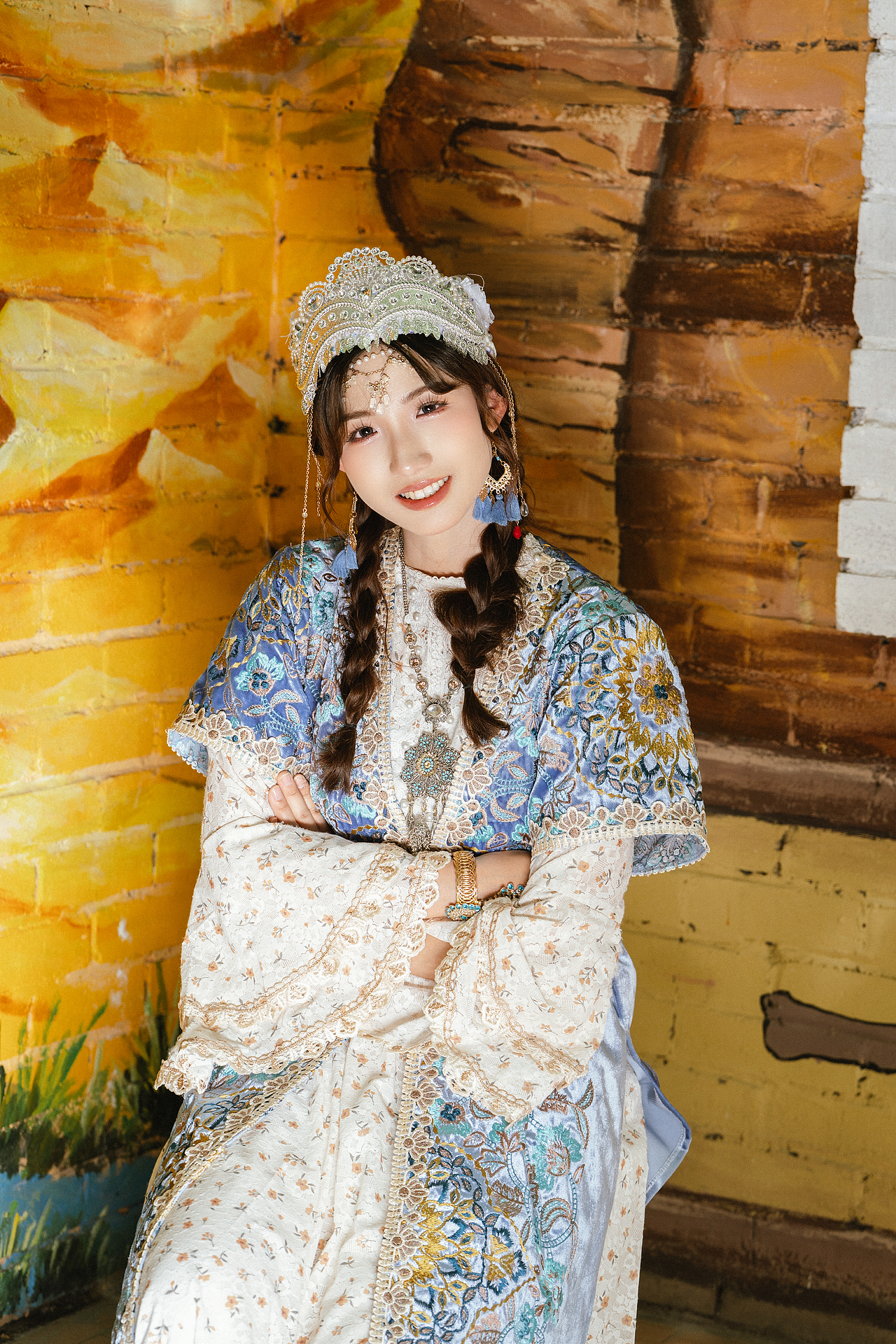 维吾尔族民族服饰写真—人像摄影