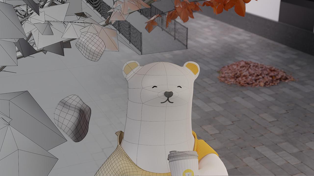 立秋 I 秋天的第一杯奶茶 3D動畫（圖ZMzc0ODAzODE2） - 動畫/影視 - 站酷設(shè)計師w熊熊熊熊原創(chuàng)素材 - 站酷ZCOOL