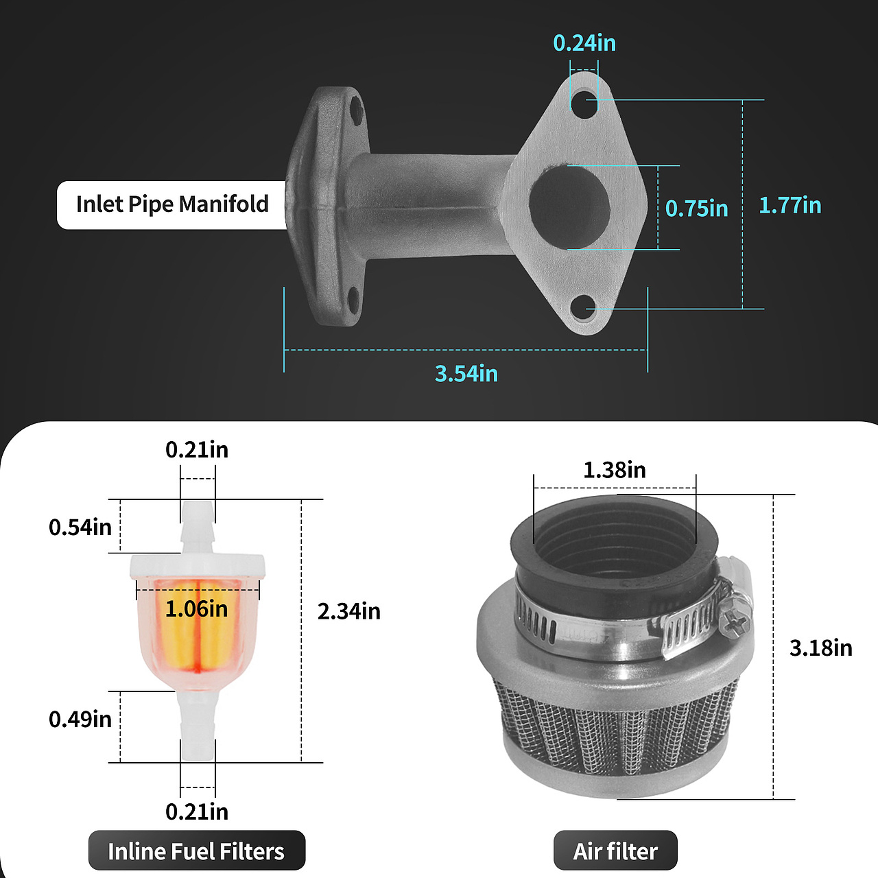 化油器亚马逊配件类产品设计排版案例分享