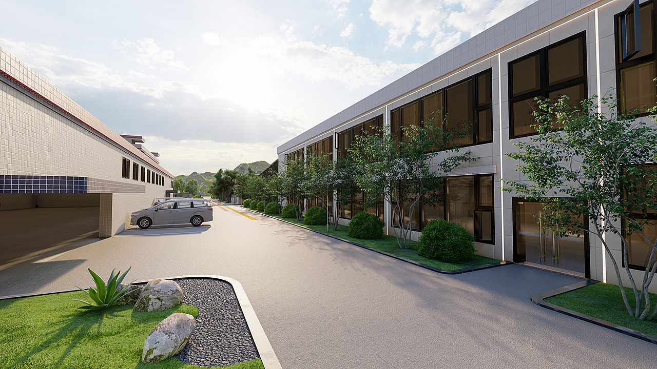 庭院户外效果图