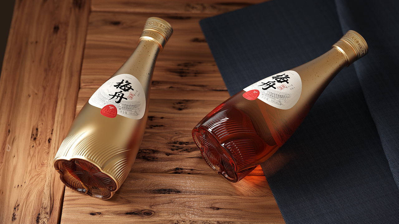 梅舟-娘酒品牌策略全案｜白酒包装设计｜白酒品牌策划（图ZMzc0ODE1MjYw） - 包装 - 站酷设计师柏星龙包装设计原创素材 - 站酷ZCOOL