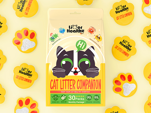 猫大大的快乐伴侣——猫产品包装设计
