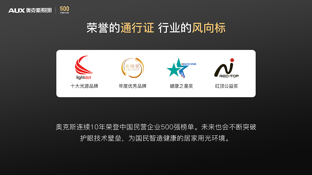 品牌宣传手册PPT丨奥克斯照明（图ZMzc0ODIyMjY4） - PPT/Keynote - 站酷设计师lkun233原创素材 - 站酷ZCOOL