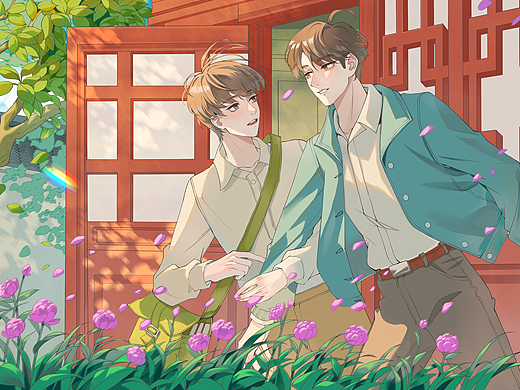 师哥，今天你送我上学～