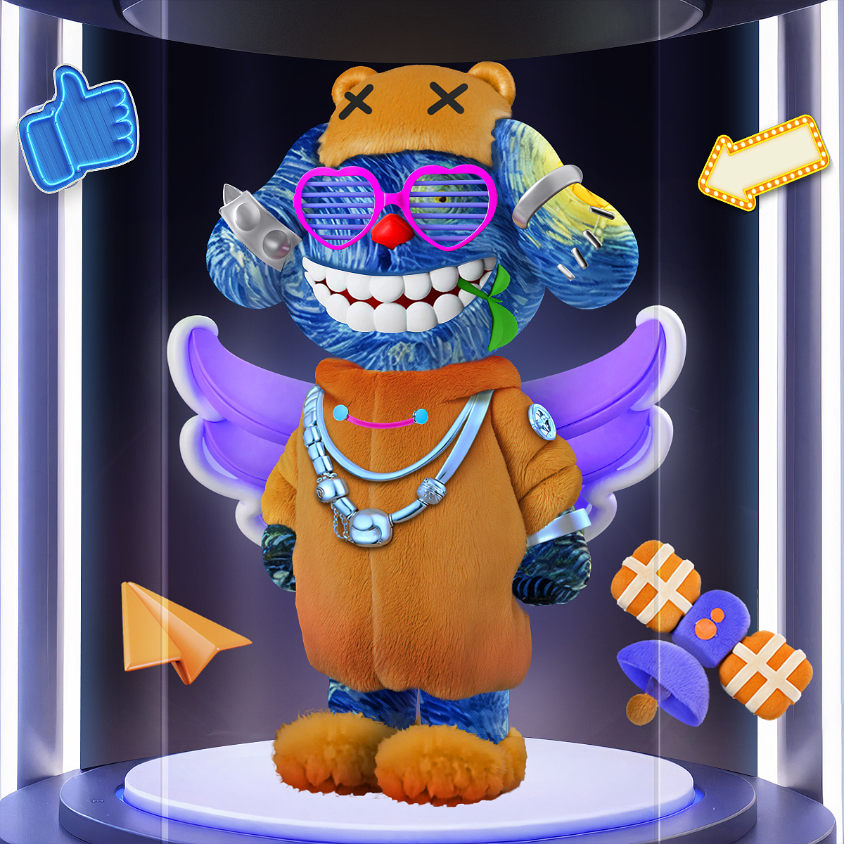 《CCDOG》PFP、NFT数字艺术、IP设计、3D风格