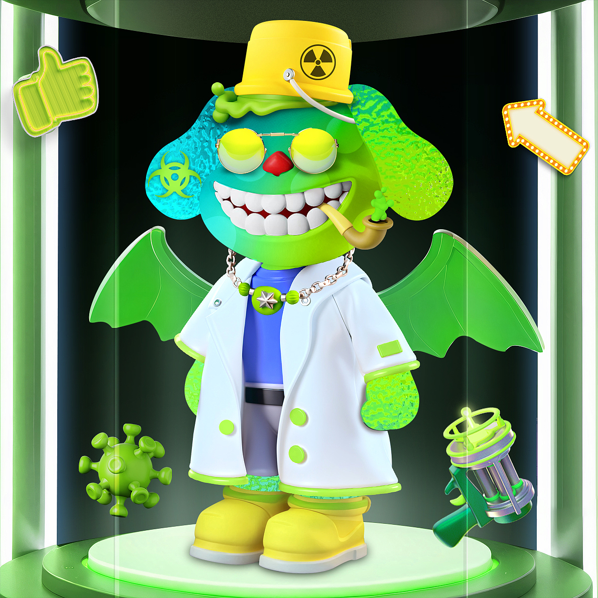 《CCDOG》PFP、NFT数字艺术、IP设计、3D风格