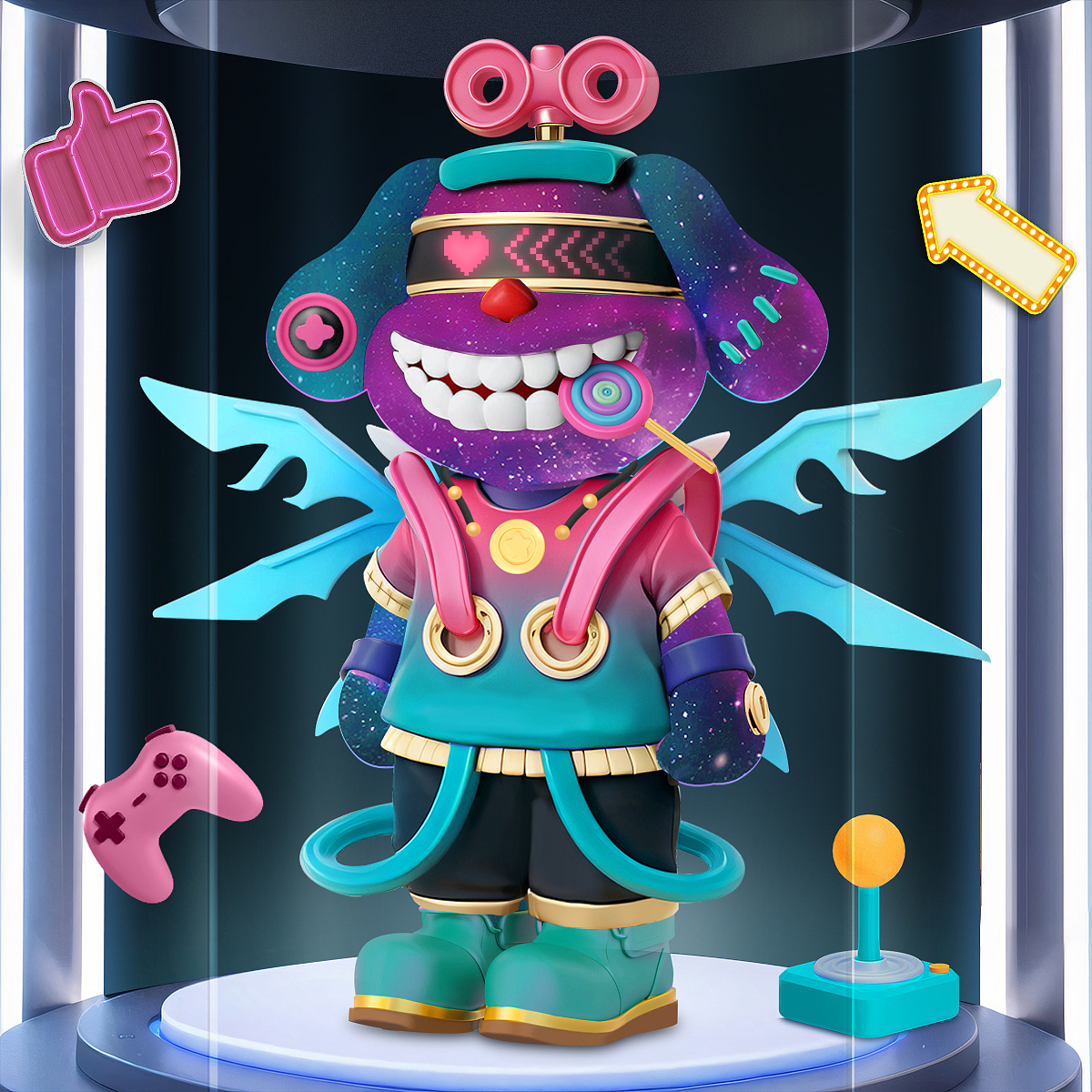 《CCDOG》PFP、NFT数字艺术、IP设计、3D风格