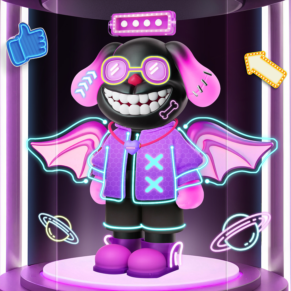 《CCDOG》PFP、NFT数字艺术、IP设计、3D风格