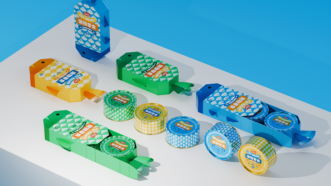 宠物零食猫粮品牌包装设计包装