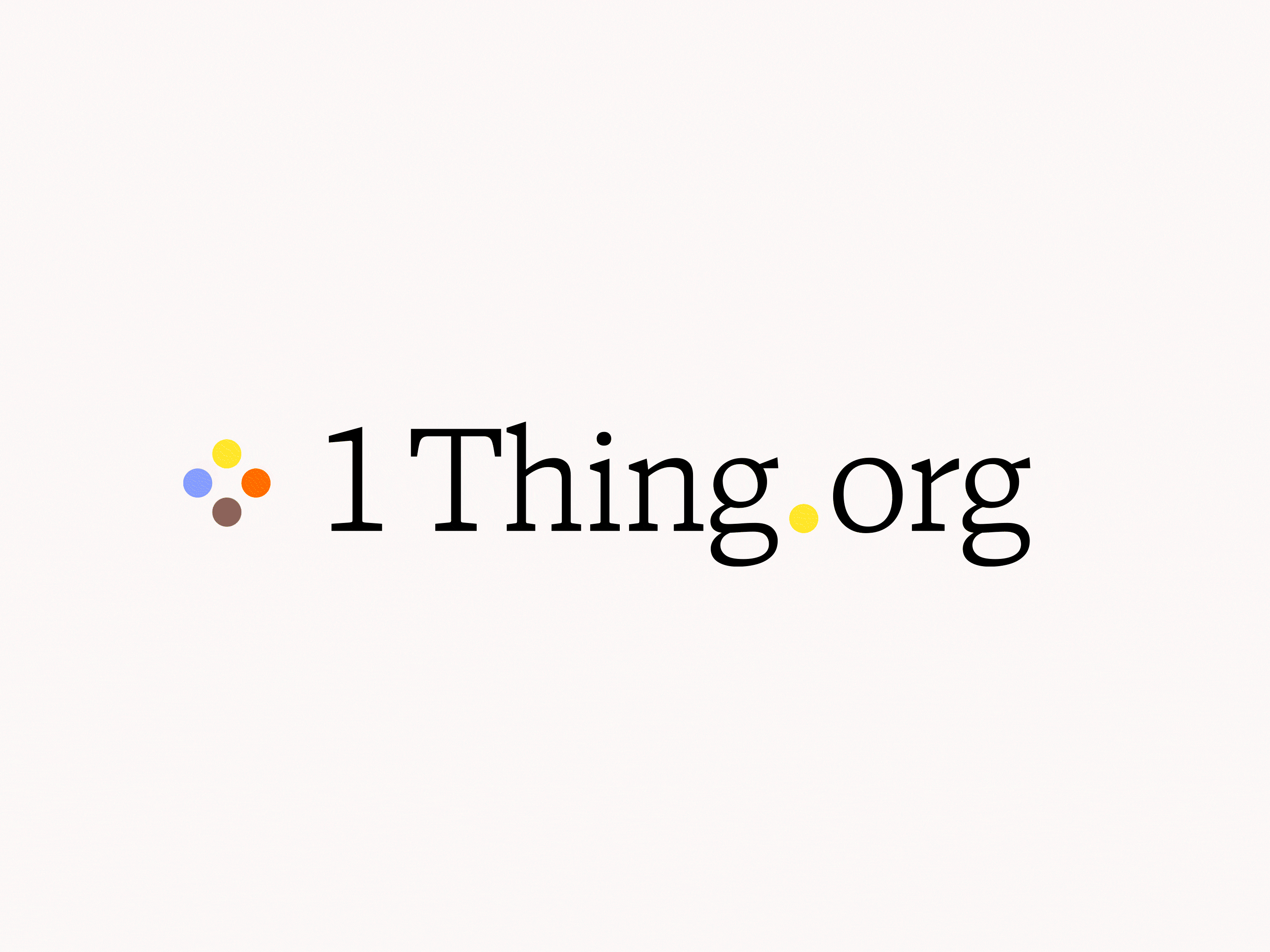 1 Thing.org brand identity(图ZMzc0ODQ5ODYw) - 品牌 - 站酷设计师鸚也原创素材 - 站酷ZCOOL
