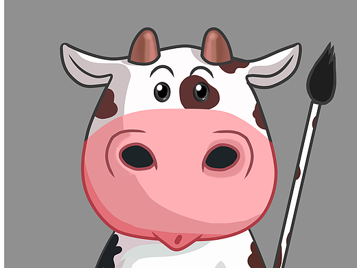 原創(chuàng)Live2D奶牛模型（個人主頁-ZNzAxNzAyMjQ=） - 網(wǎng)絡(luò)表情 - 站酷設(shè)計師播牟霓動畫原創(chuàng)素材 - 站酷ZCOOL