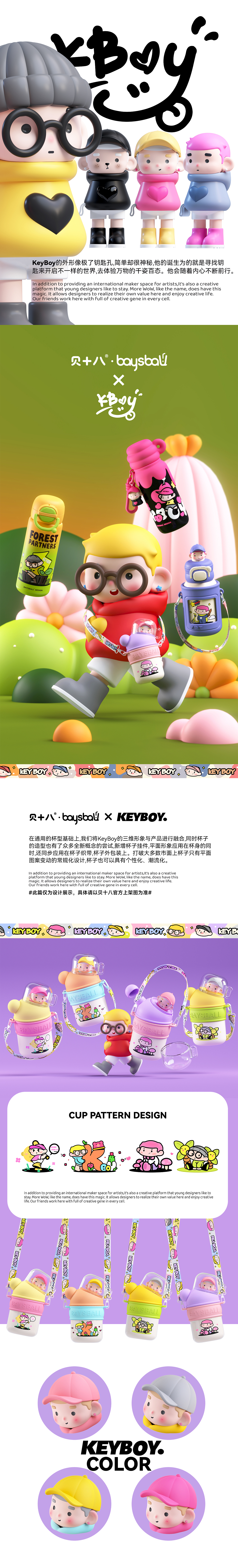 玩型填空 | MODOLI、KeyBoy x 贝十八 联名款水杯（图ZMzc0ODU4OTI0） - 产品 - 站酷设计师玩型填空原创素材 - 站酷ZCOOL