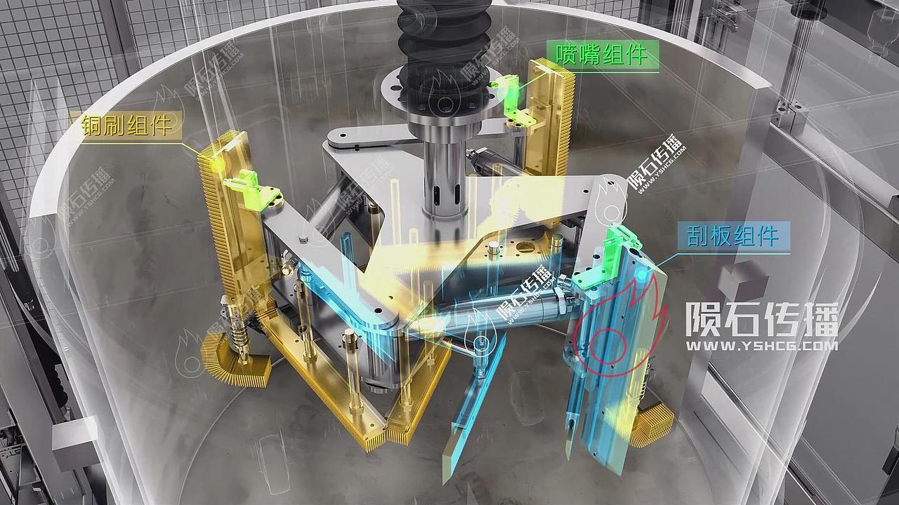 锂电制浆工艺3D动画制作