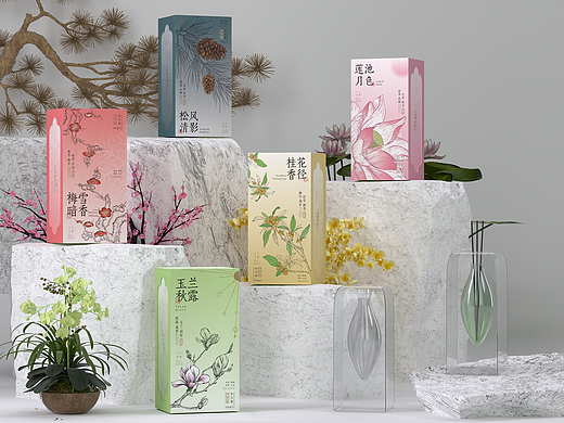 清风堂 | 无火香薰 | 全系列包装设计