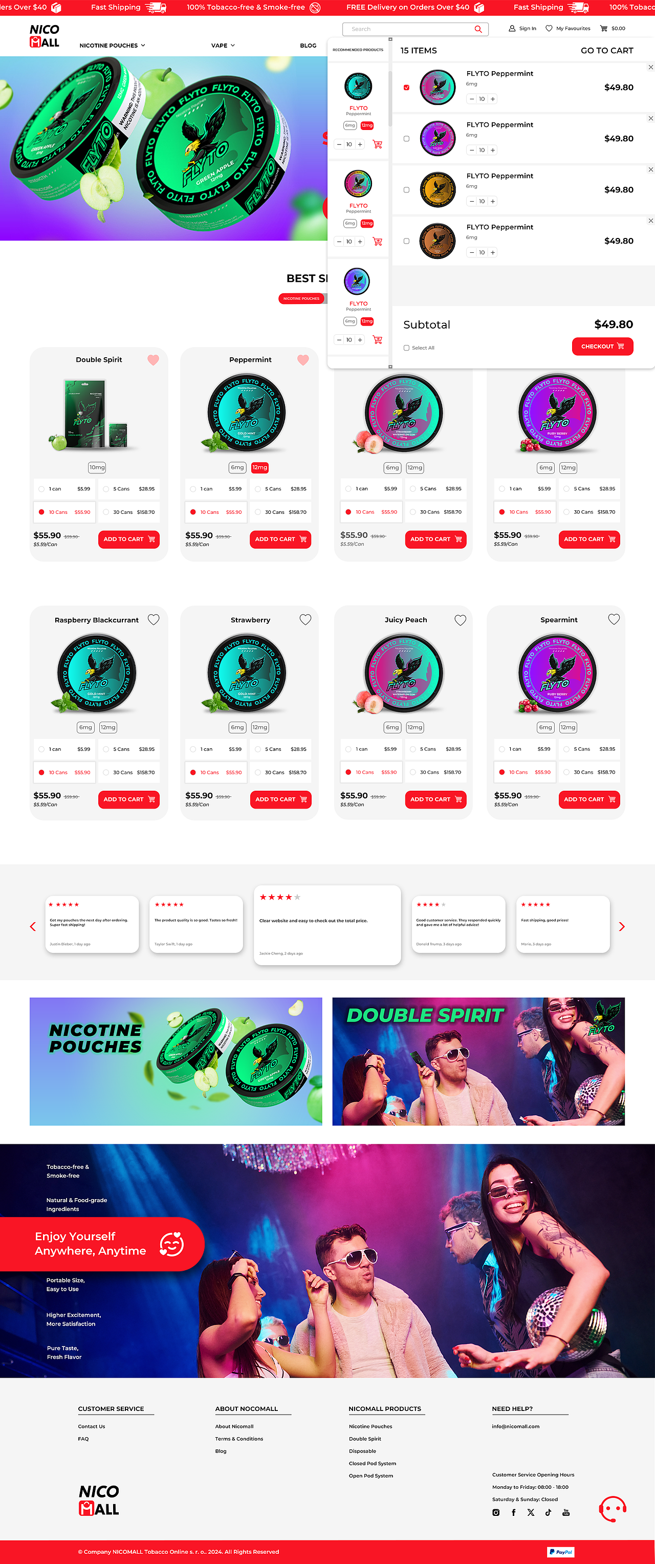 NICOMALL(跨境电商项目全界面)