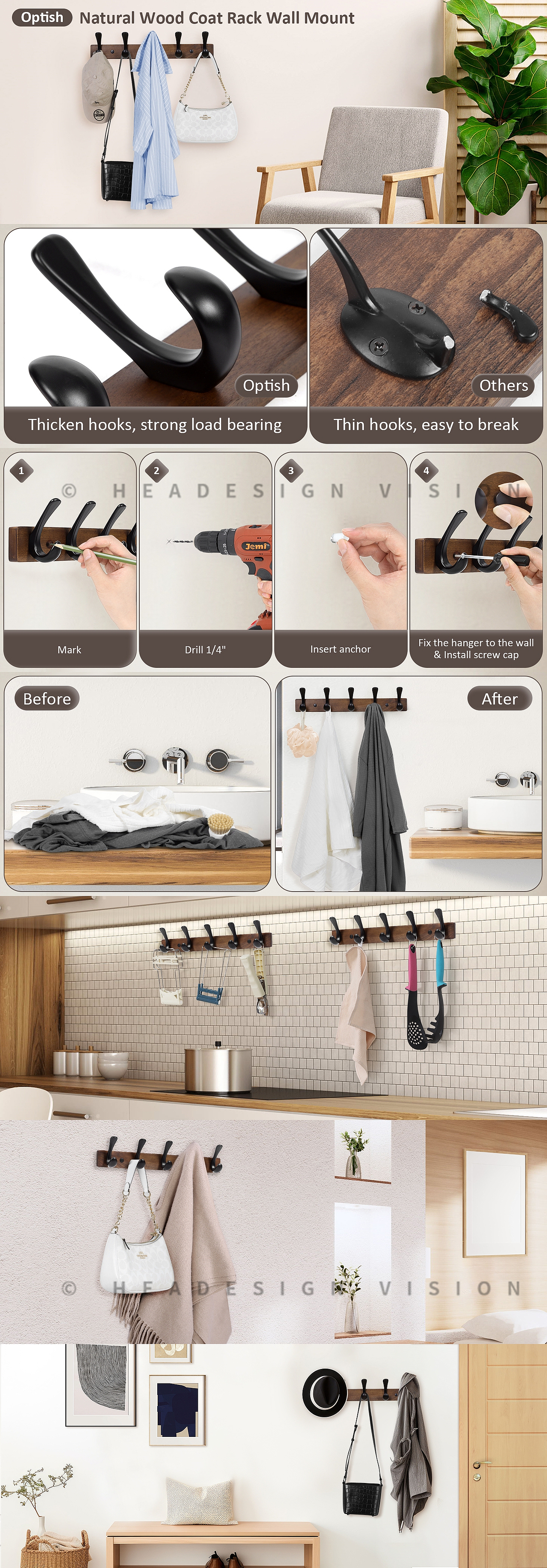 挂钩亚马逊产品拍摄_主图设计_A+页面设计-狮子头视觉