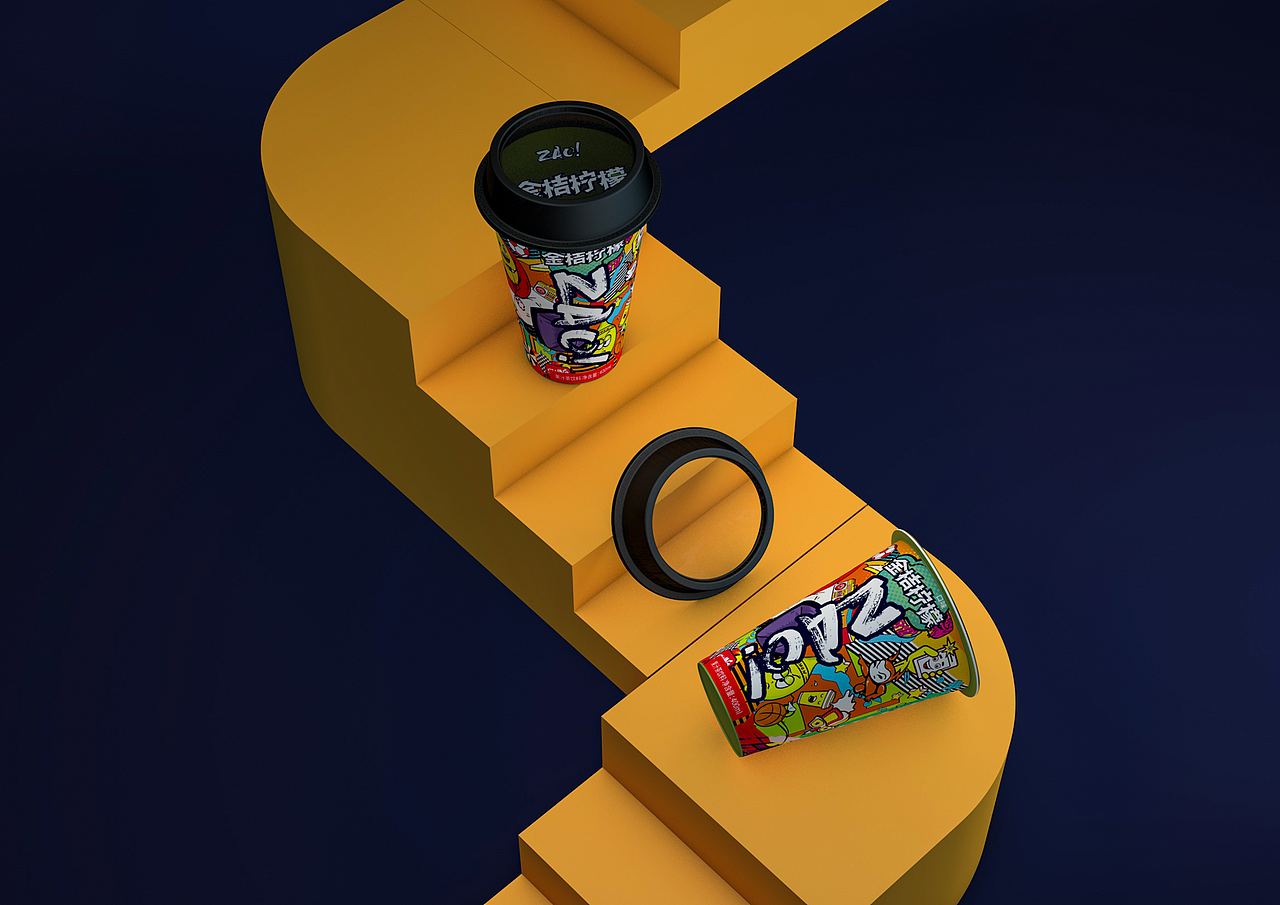 可颜可甜饮品｜纸杯包装设计｜茶饮包装（图ZMzc0ODk0Nzky） - 包装 - 站酷设计师金品品牌策划原创素材 - 站酷ZCOOL