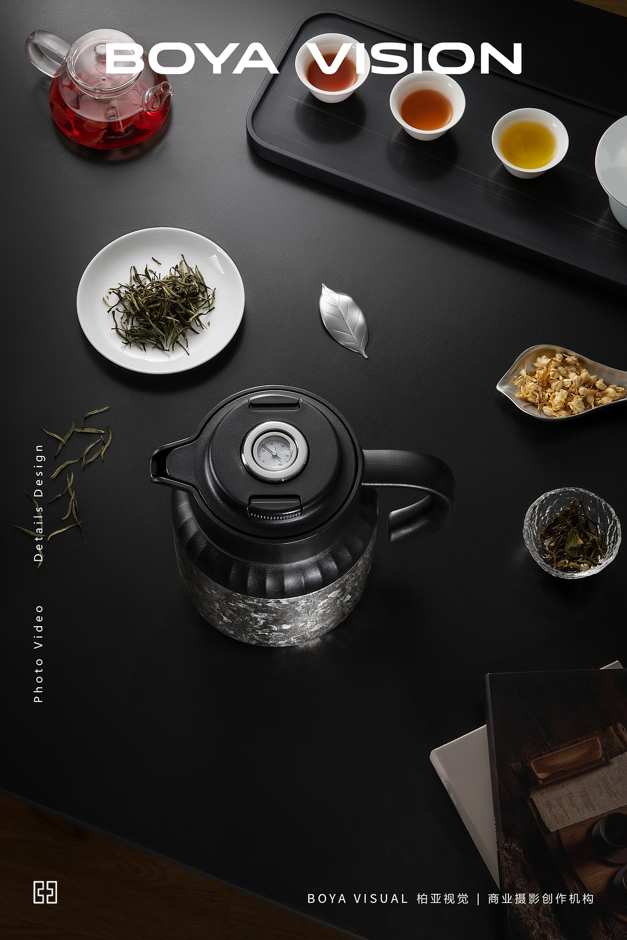 杯壶摄影 |KINSDA钛壶 保温壶 泡茶壶 X BOYA视觉