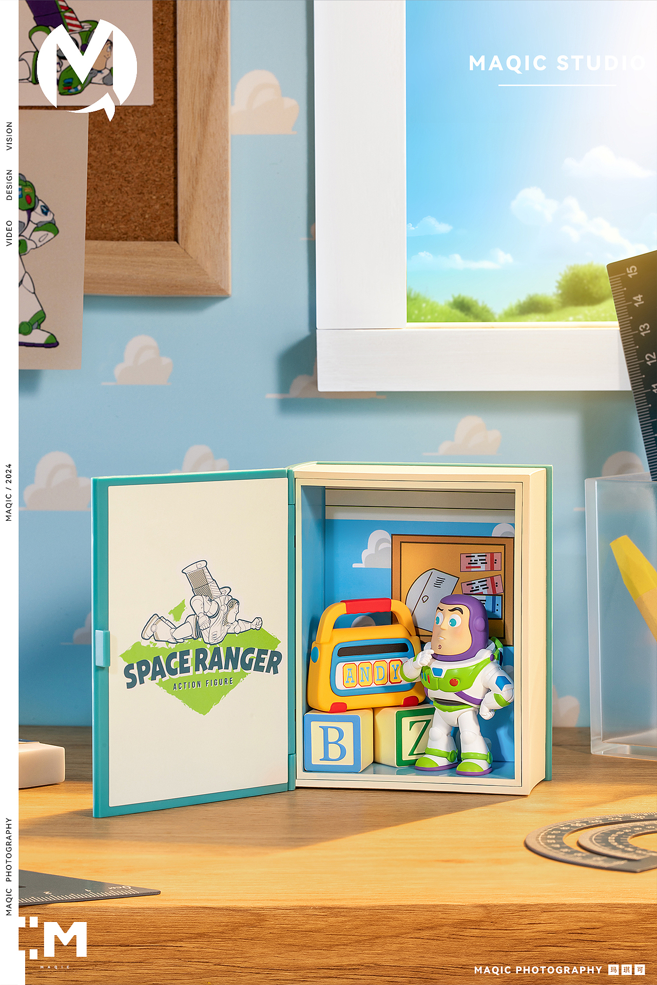 玩具总动员「安迪的房间」系列场景手办——潮玩摄影