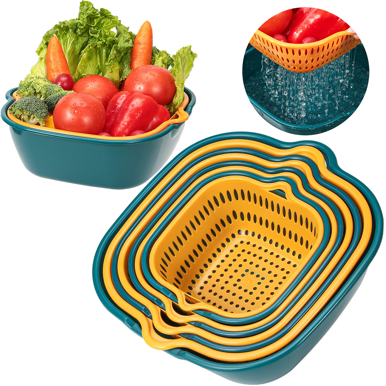 沥水篮(图片均为实拍)