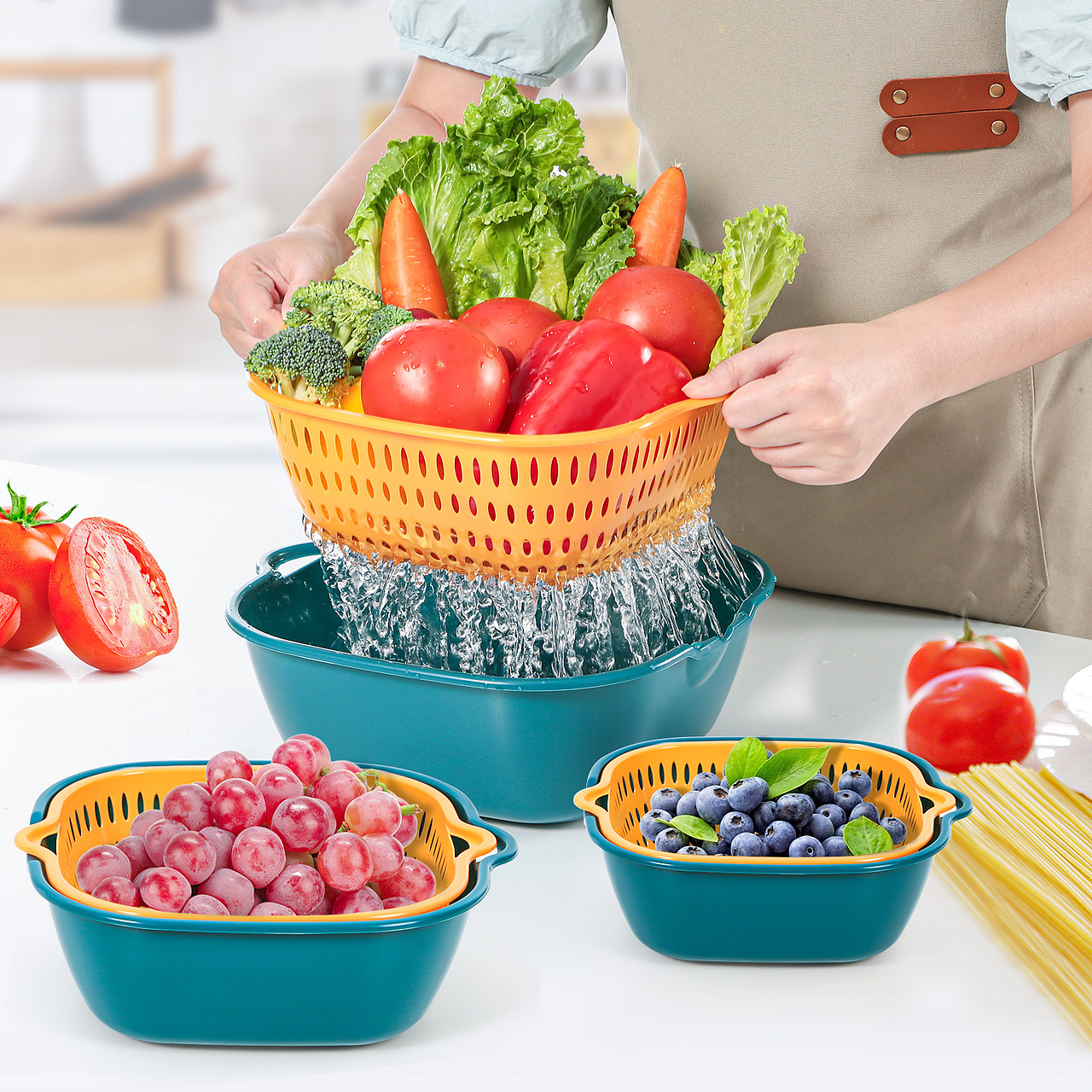 沥水篮(图片均为实拍)