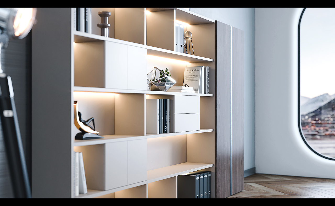 一组原创风格办公类场景-冷色系冰岛风格（图ZMzc0OTEyNzk2） - 场景 - 站酷设计师我要突破2021原创素材 - 站酷ZCOOL