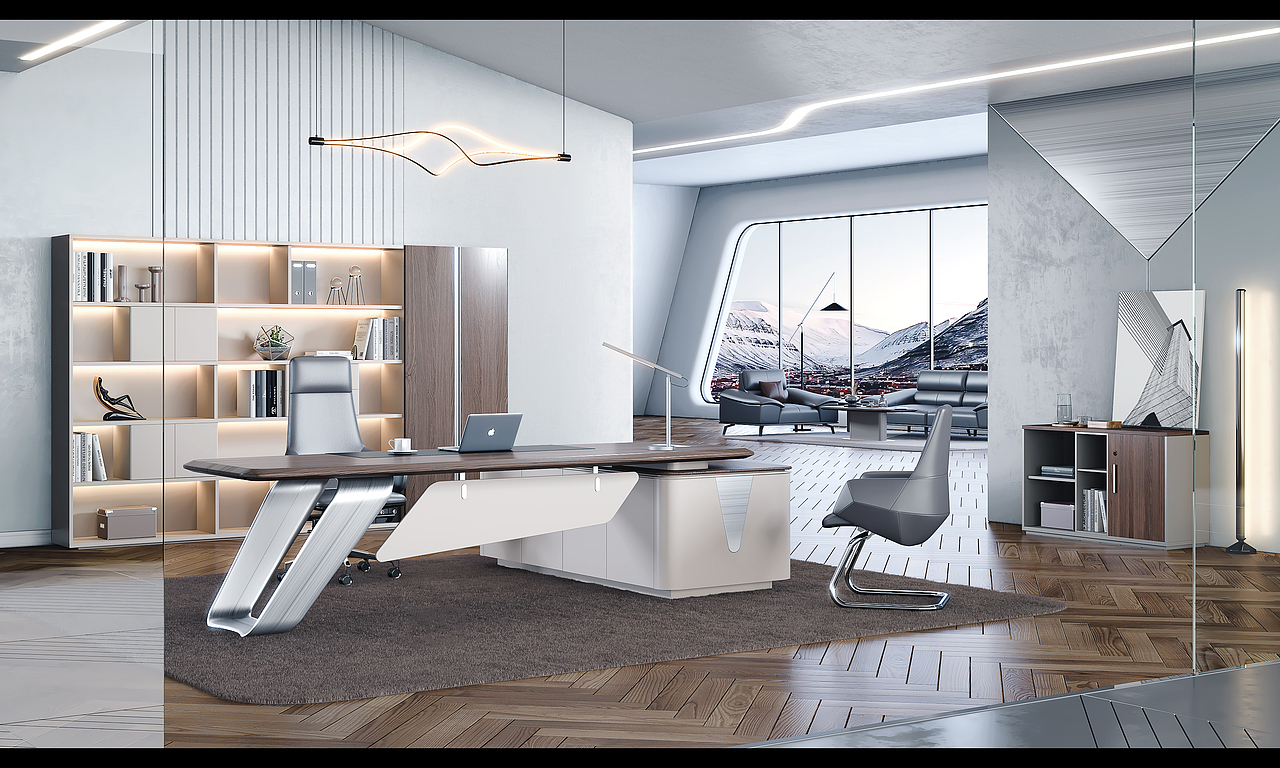 一组原创风格办公类场景-冷色系冰岛风格（图ZMzc0OTEyODA4） - 场景 - 站酷设计师我要突破2021原创素材 - 站酷ZCOOL