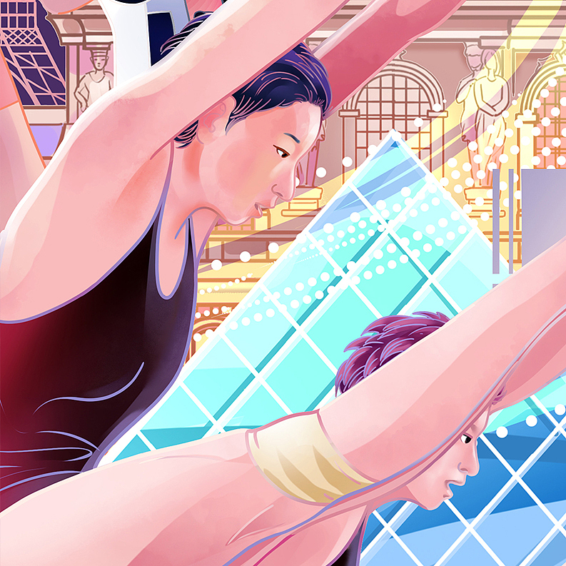 最近喜欢画这种（图ZMzc0OTE1NjU2） - 商业插画 - 站酷设计师苇子葭原创素材 - 站酷ZCOOL