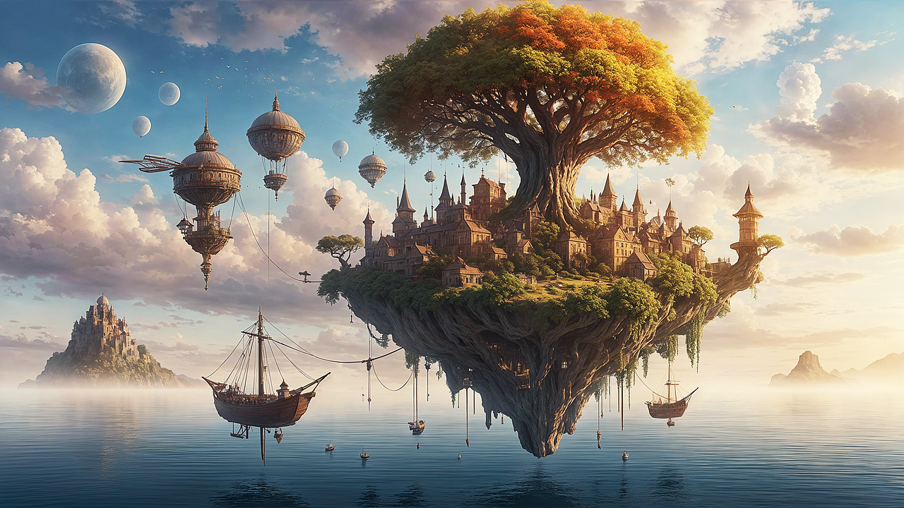 《AI梦境：数字艺术中的智能感知与人文情怀》（图ZMzc0OTMxNjg4） - AI作品 - 站酷设计师飞鱼摄影原创素材 - 站酷ZCOOL