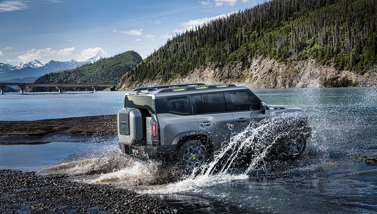 涉水场景渲染图