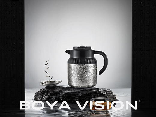 杯壶摄影 ｜KINSDA钛壶 保温壶 泡茶壶 X BOYA视觉