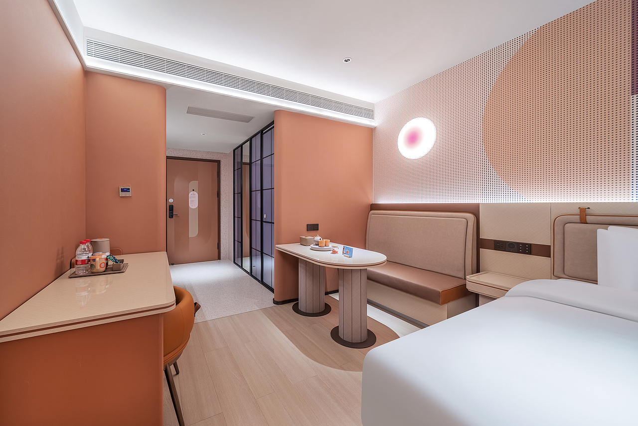 重庆市九龙坡区石桥铺酒店拍摄|桔子酒店|酒店摄影（图ZMzc0OTQyMDI0） - 环境/建筑摄影 - 站酷设计师空气片坊酒店摄影原创素材 - 站酷ZCOOL