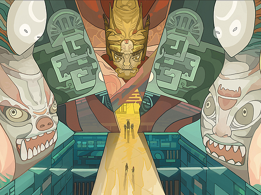 《傩神与幻想乡》概念艺术设计集(7p)