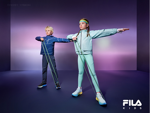 FILAKIDS综训鞋|一组巴黎紫专业形象大片-TMOST出品