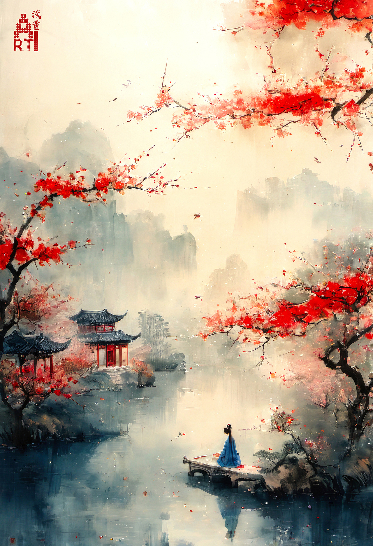 Ai国风绘画