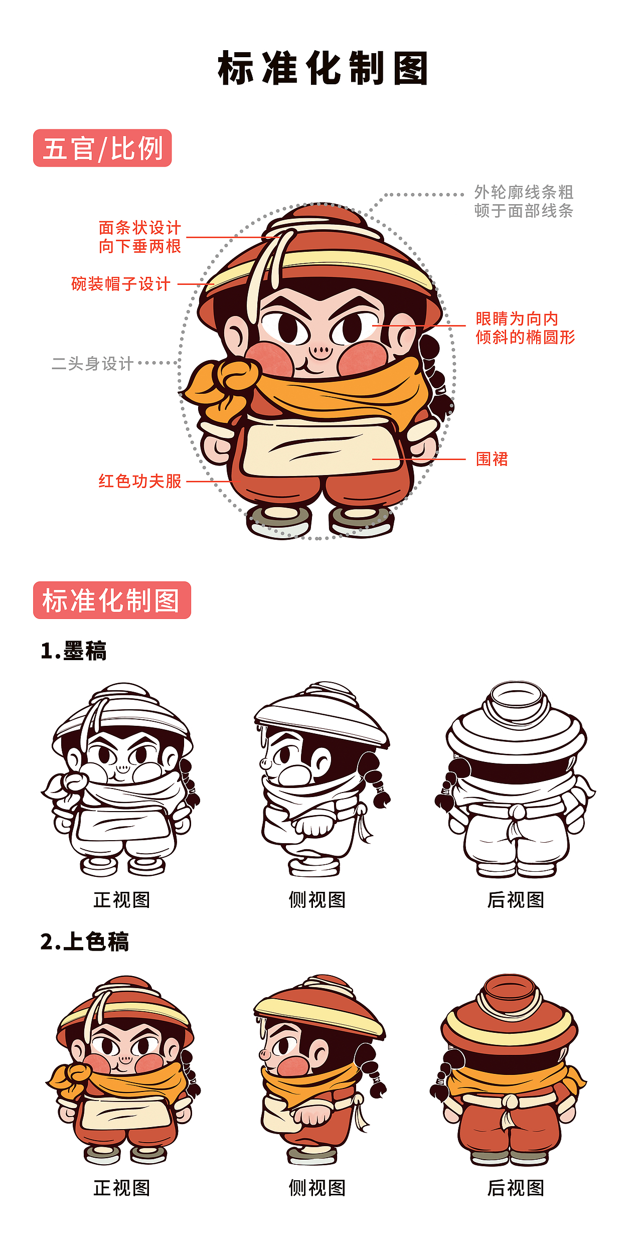 IP设计——面霸霸,面业侠客~