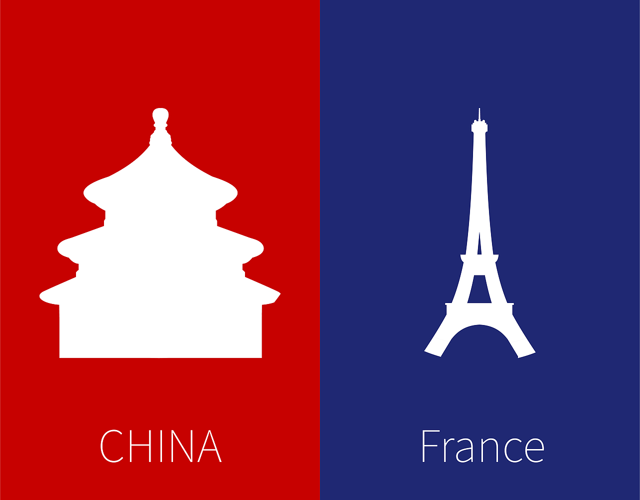 王朝×龙图设计丨王朝庆祝中法建交60周年纪念标识设计