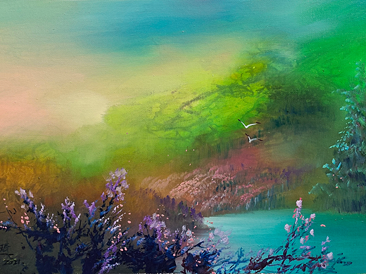 贺一珉：融汇中西的意象油画大师