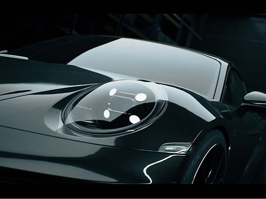 UE5.3 汽车渲染短片 Porsche 911