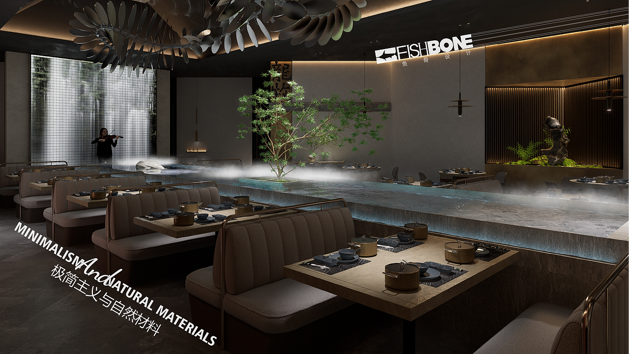 万象城艺术餐厅(图ZMzc0OTgzNTc2) - 酒店餐饮设计 - 站酷设计师鱼骨设计事务所原创素材 - 站酷ZCOOL