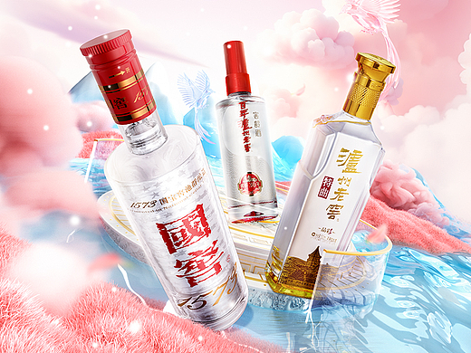 20240729_老窖七夕KV（个人主页-ZNzAxODI2NDA=） - 电商 - 站酷设计师J小设计原创素材 - 站酷ZCOOL